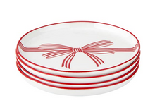 Load image into Gallery viewer, Bow Appetizer Plates-Set of 4
