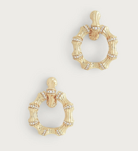 Load image into Gallery viewer, Bamboo Chain Drop Earrings
