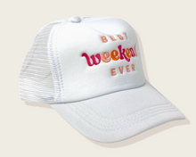 Load image into Gallery viewer, Best Weekend Ever Trucker Hat
