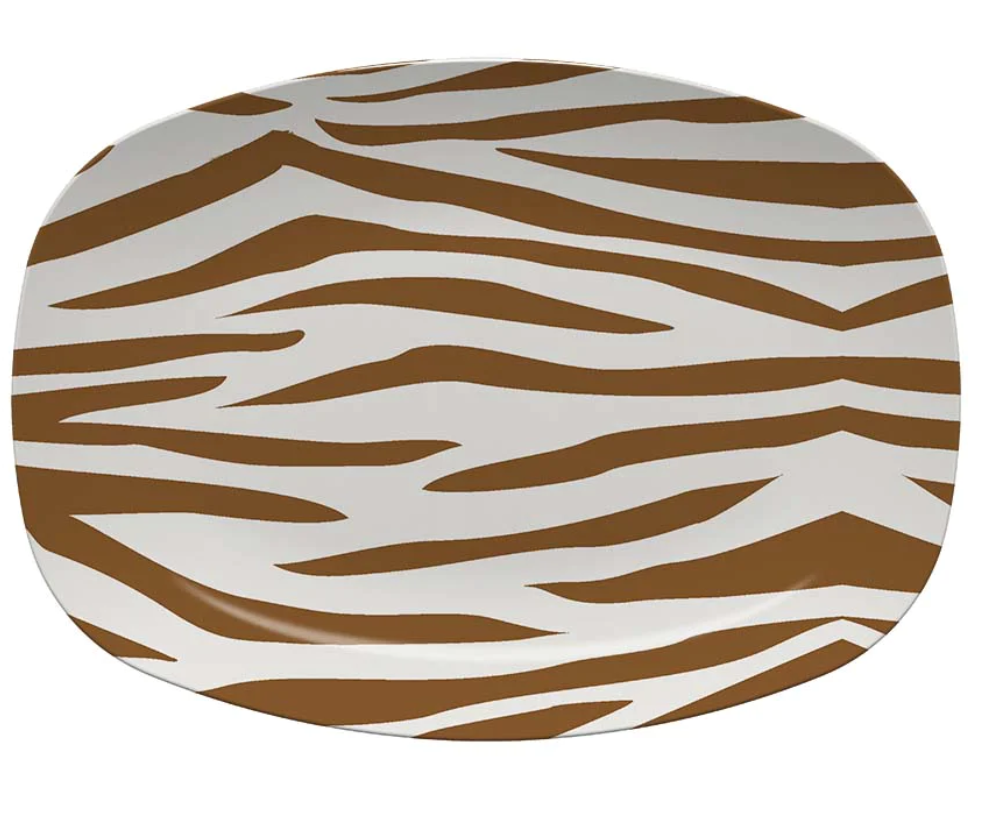 Tiger Melamine Platter