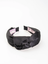 Load image into Gallery viewer, Satin Top Knot Headband
