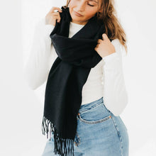 Load image into Gallery viewer, Cashmere Essential Soft Solid Scarf
