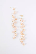 Load image into Gallery viewer, Floating Pearl Duster Earrings
