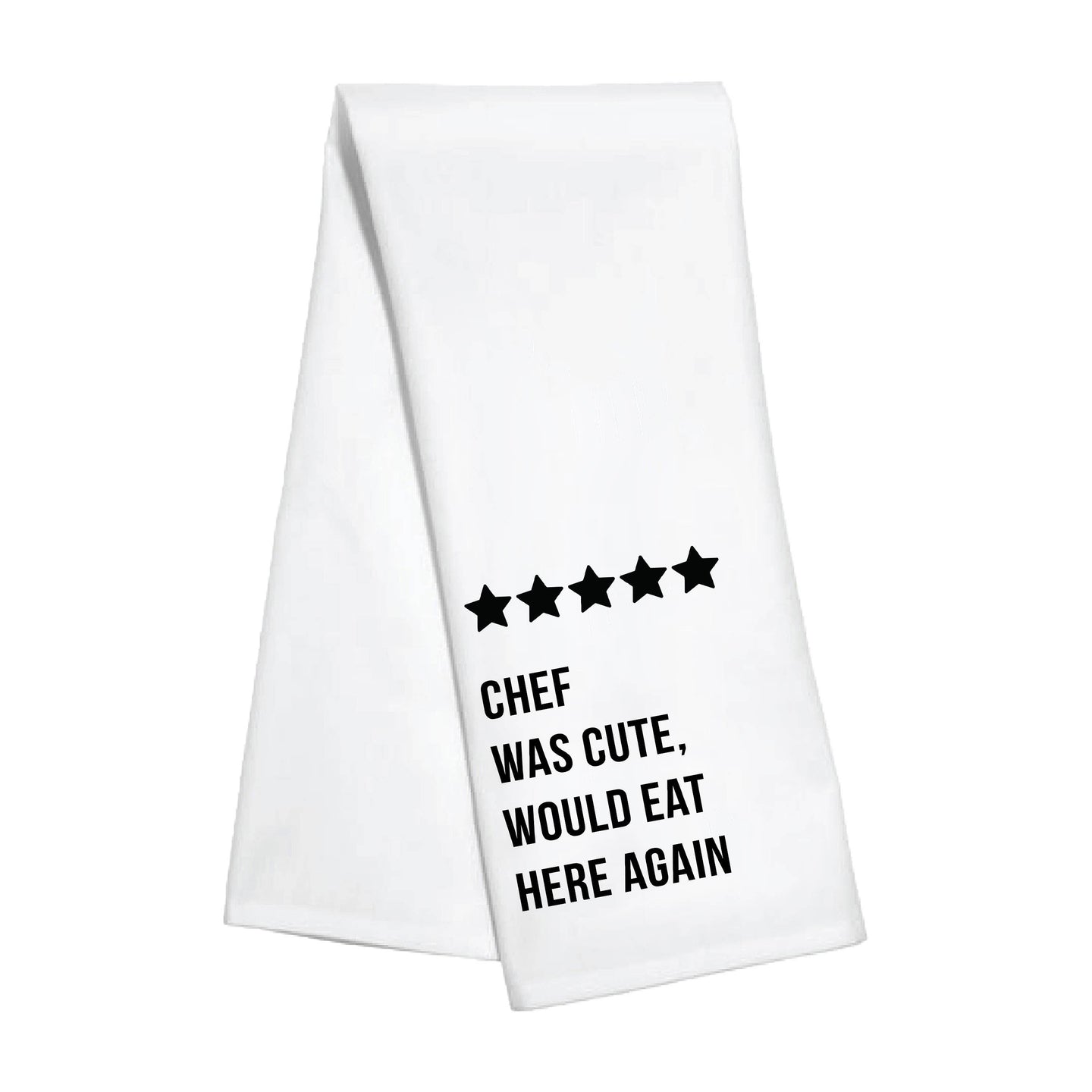 Chef was Cute Kitchen Towel