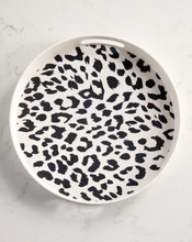 Load image into Gallery viewer, Leopard Round Serving Tray

