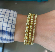 Load image into Gallery viewer, Gold Beaded Ball Bracelet

