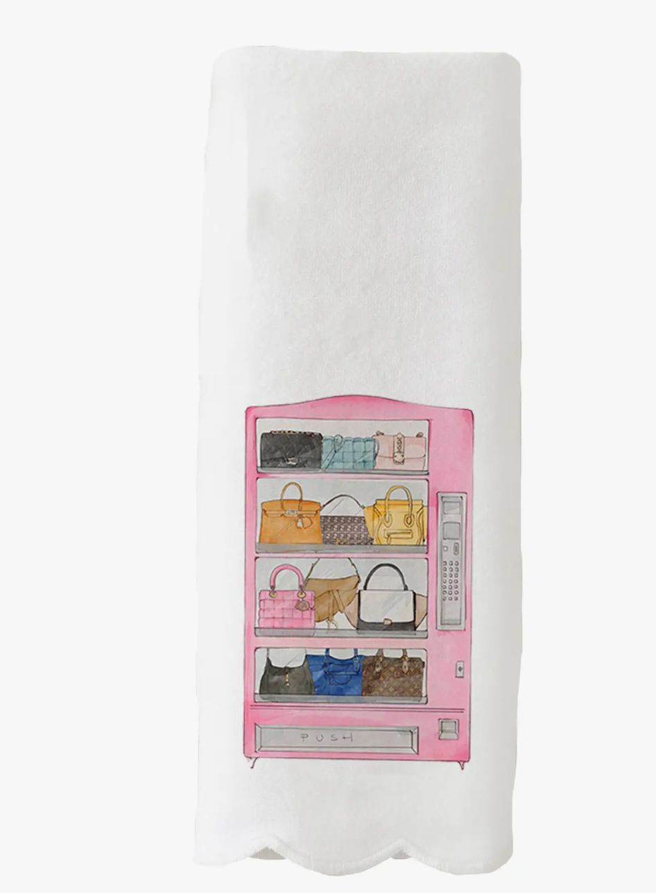Designer Bag Vending Machine Kitchen Towel