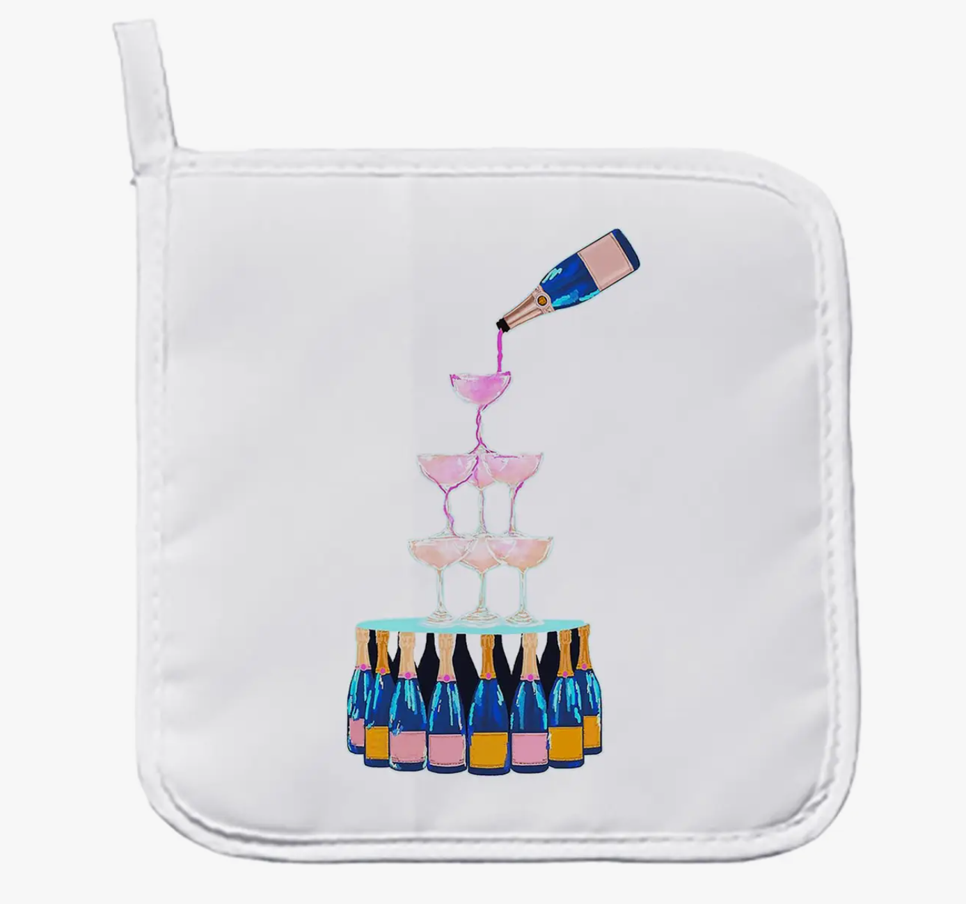 Pour the Champagne Pot Holder