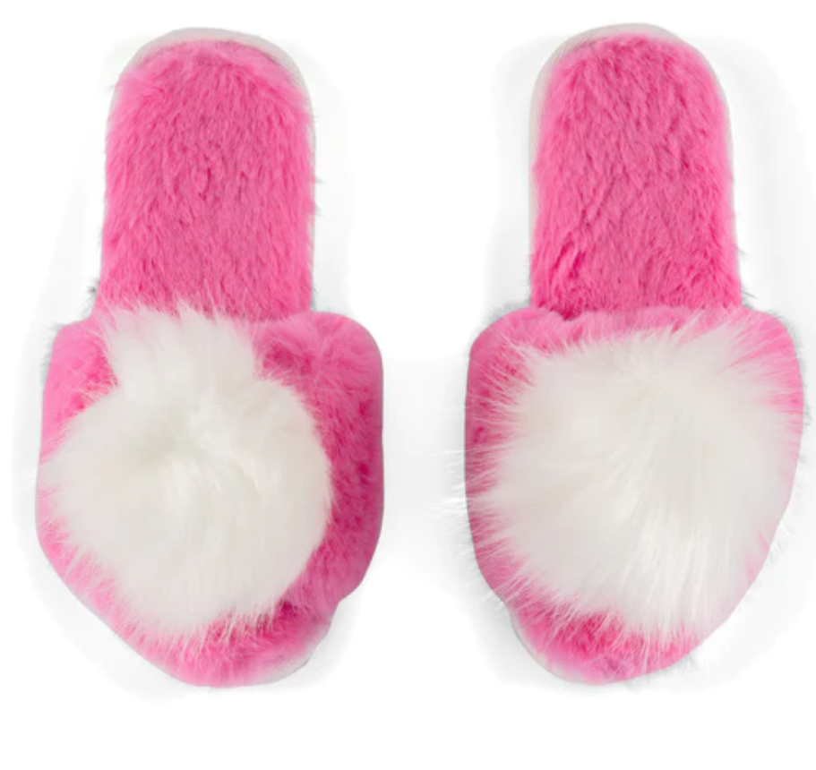 Pretty in Pink Slippers