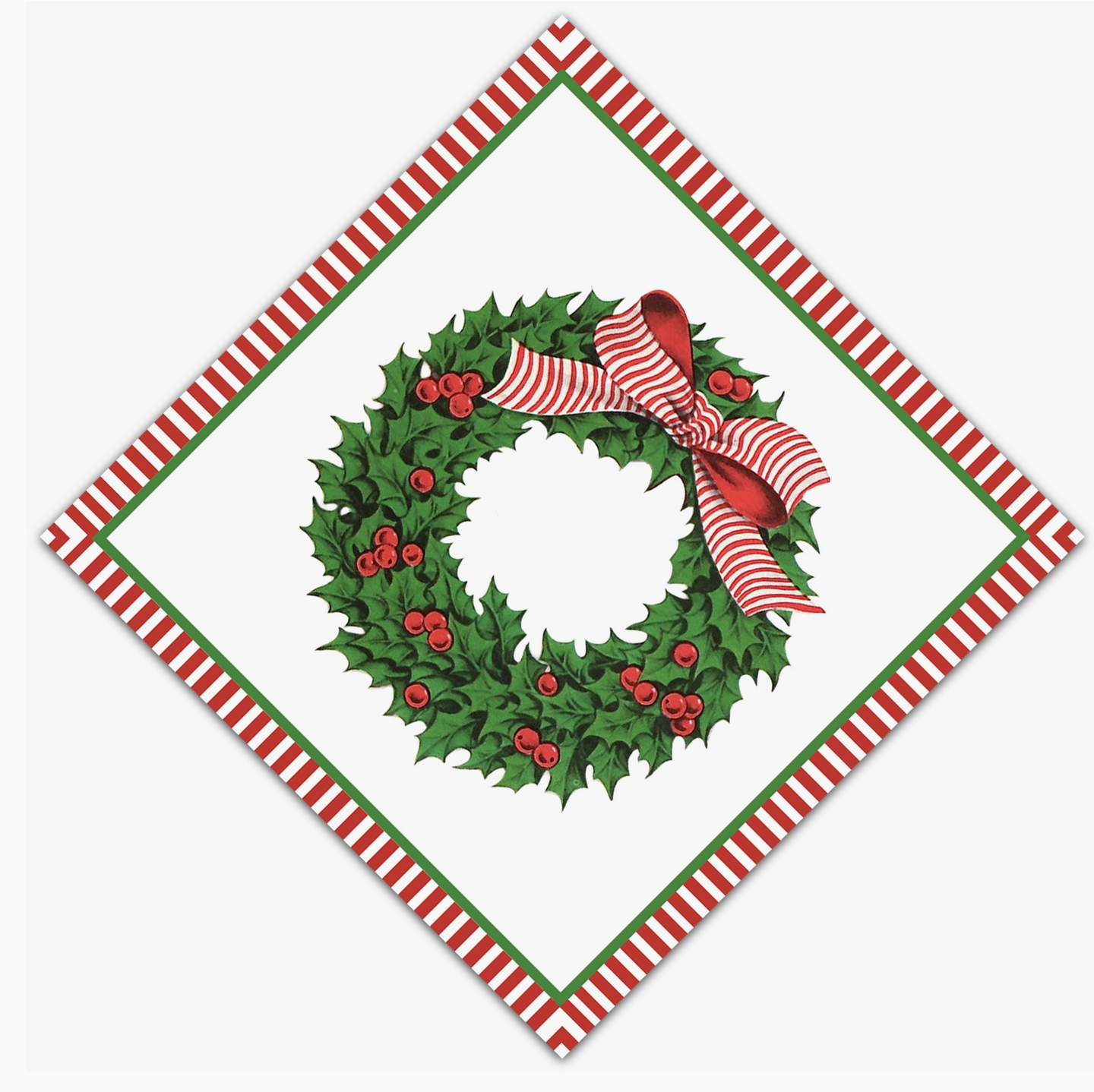 Holiday Wreath Cocktail Napkins