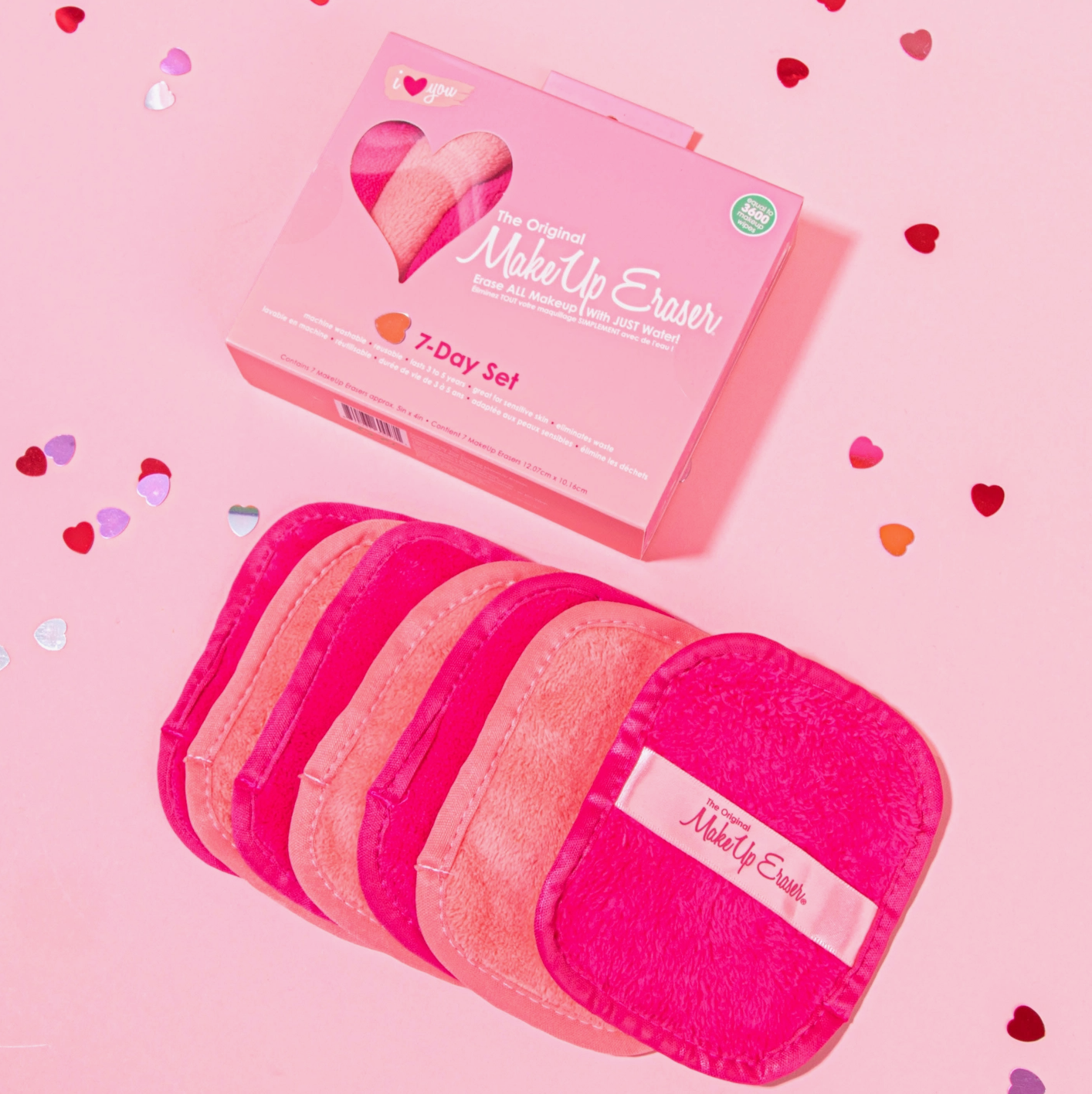 Valentine Make Up Eraser -7 Day Kits