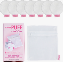 Load image into Gallery viewer, Toner Puff 7 Pack - Bye Bye Cotton Rounds Forever!
