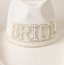Load image into Gallery viewer, BRIDE Cowboy Hat
