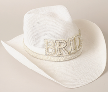 Load image into Gallery viewer, BRIDE Cowboy Hat
