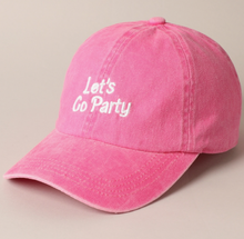 Load image into Gallery viewer, Let&#39;s Go Party Baseball Cap
