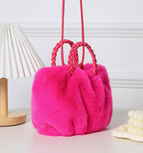 Load image into Gallery viewer, Pink Fur Bag
