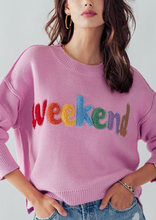 Load image into Gallery viewer, Celebrate WEEKEND Sweater

