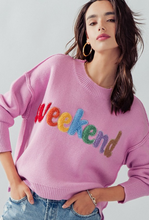 Load image into Gallery viewer, Celebrate WEEKEND Sweater

