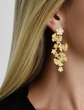 Load image into Gallery viewer, Butterly with Flowers Dangle Earrings
