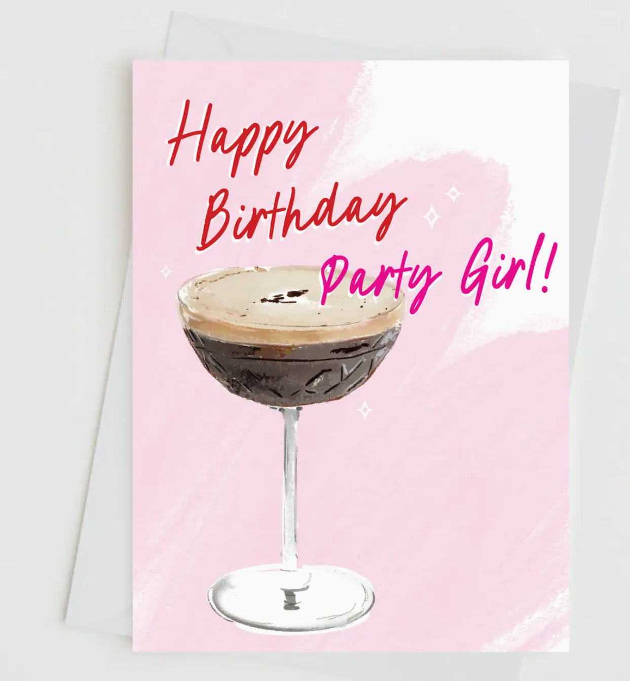 Happy Birthday Party Girl Card