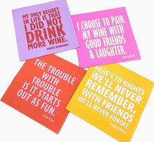 Load image into Gallery viewer, Cocktail Napkins - To Nights we will never remember
