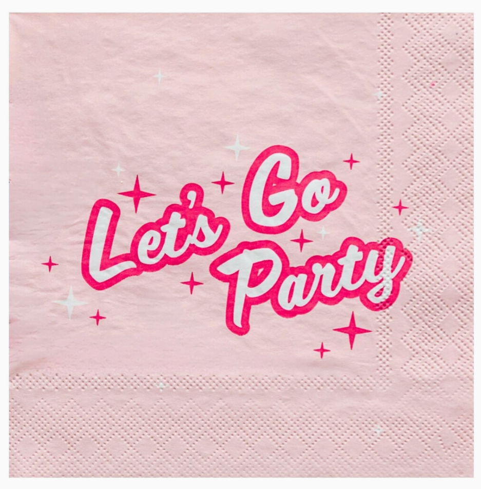 Let's Go Party Napkins