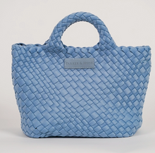 Load image into Gallery viewer, Denim Blue Woven Tote
