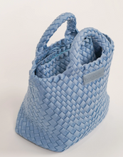Load image into Gallery viewer, Denim Blue Woven Tote
