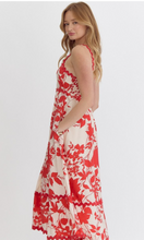 Load image into Gallery viewer, Red Floral Dress
