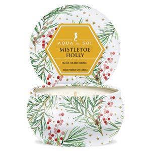 Mistletoe & Holly 4oz Petite Candle Tin