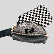 Load image into Gallery viewer, Woven Dual Pouch Wristlet
