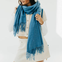 Load image into Gallery viewer, Cashmere Essential Soft Solid Scarf
