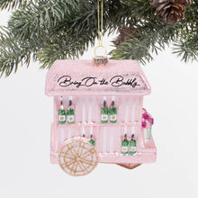 Load image into Gallery viewer, Bubbly Cart Boxed Glass Ornament
