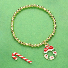 Load image into Gallery viewer, Christmas Stretch Gold Bead Bracelets
