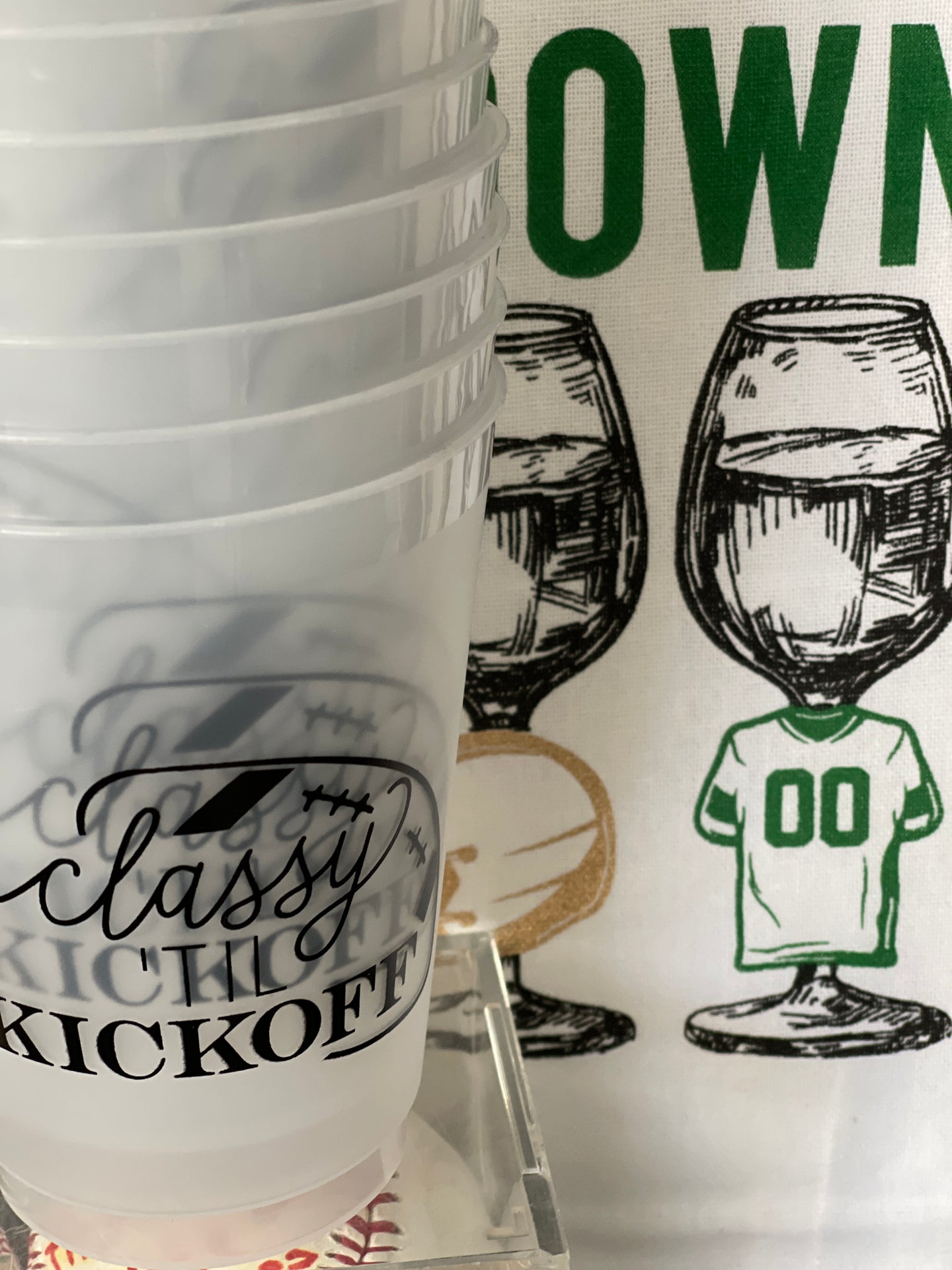 Classy til Kickoff Frosted Flex cups