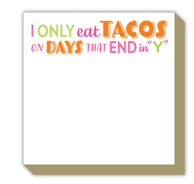 Luxe Notepads-Tacos