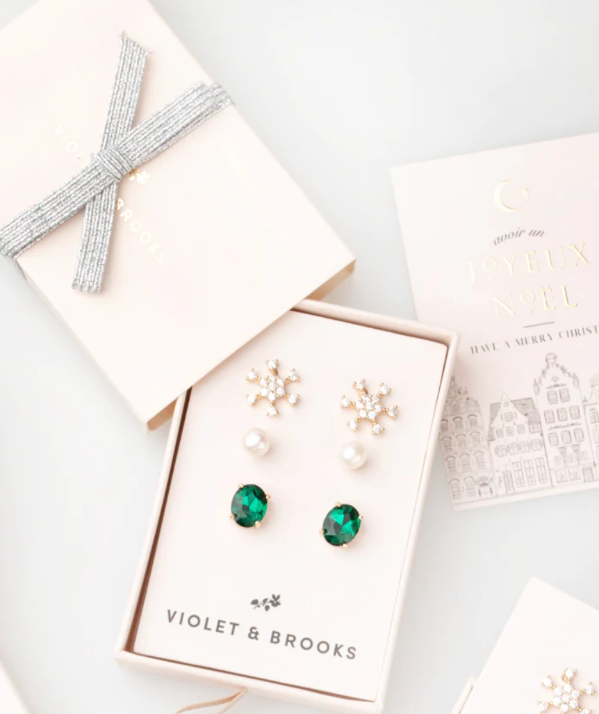 Boxed Earring Trio