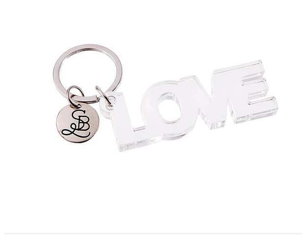 LOVE Acrylic Key Chain
