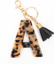 Load image into Gallery viewer, Chunky Acetate Letter Key Chains
