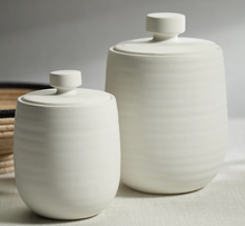 Load image into Gallery viewer, White Lidded Jars
