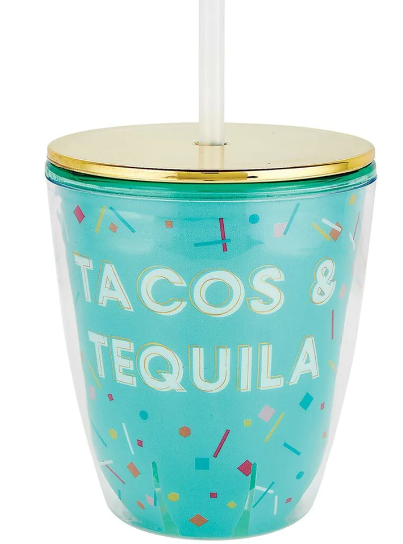 Taco & Tequila Tumbler Cup