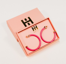 Load image into Gallery viewer, Earrings-Hoo Hoops
