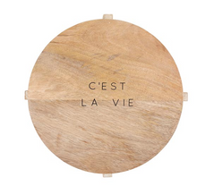 Load image into Gallery viewer, C&#39;est La Vie Pedestal Cheese Board
