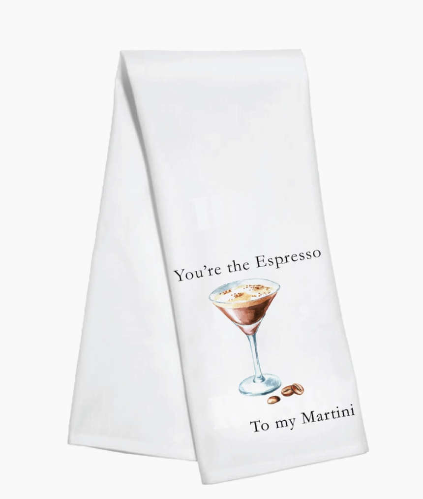 Espresso Martini Kitchen Towel